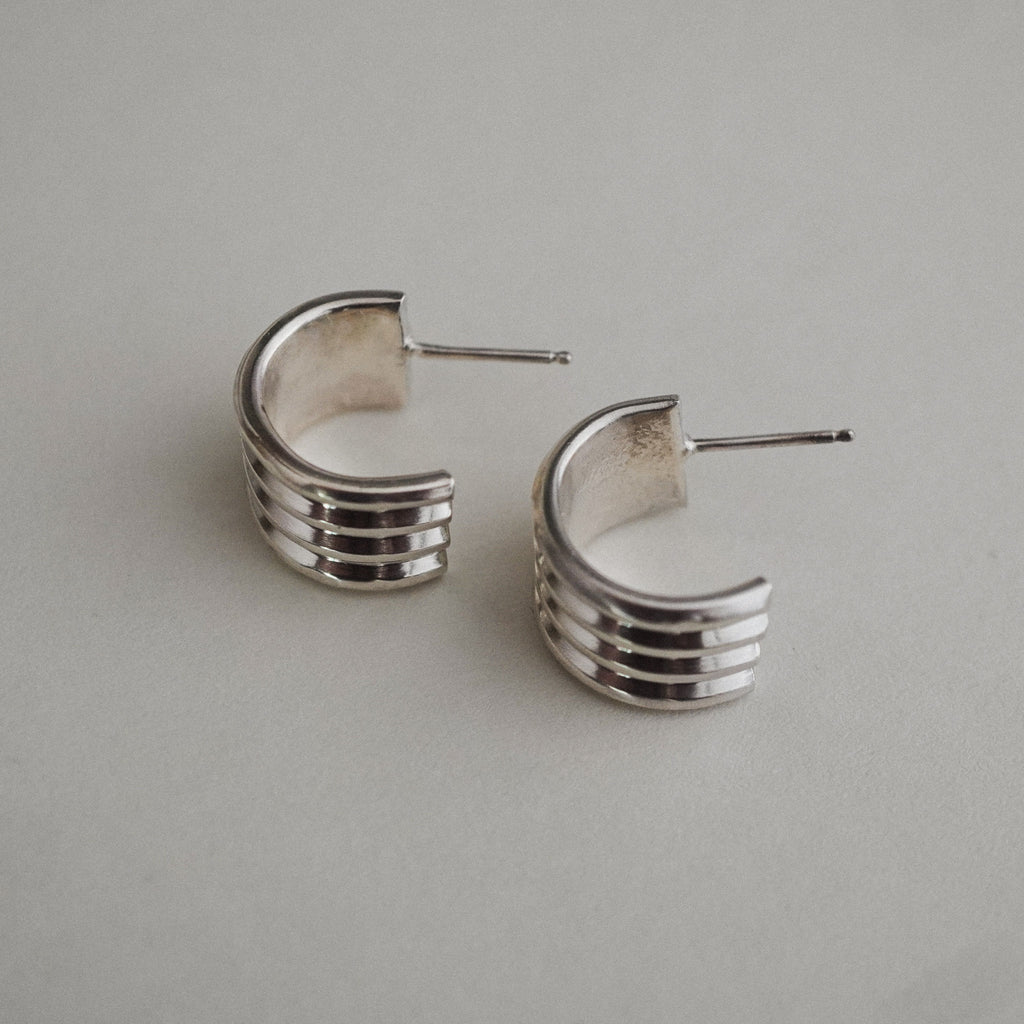 Thick Hoops Earrings