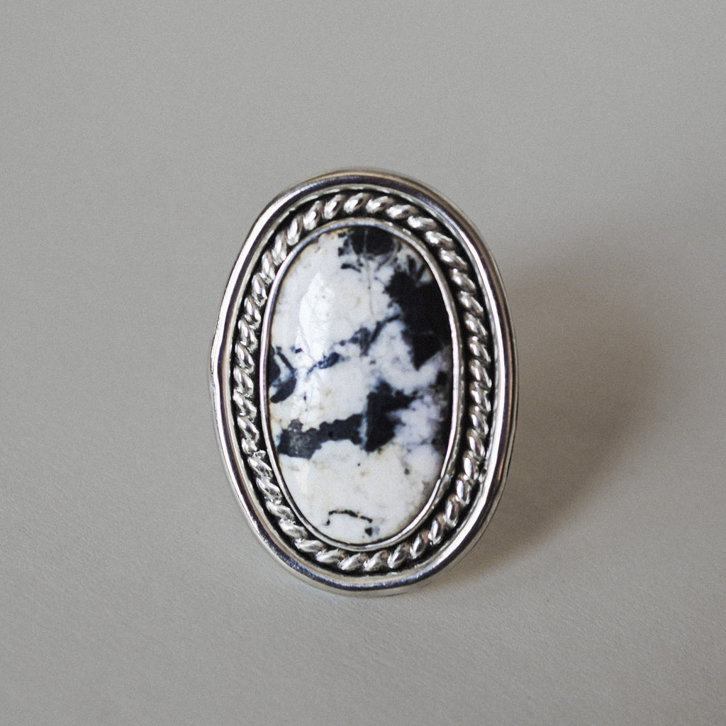 White Buffalo Statement Ring
